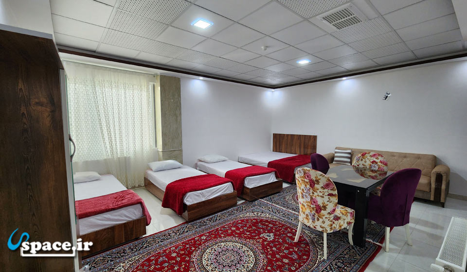 نمای داخلی اتاق 5 تخته هتل آپارتمان متین - مشگین شهر
